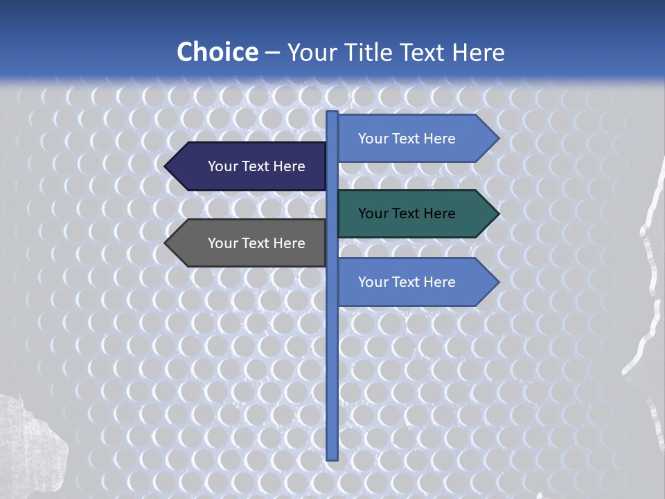 Blue Template Background PowerPoint Template