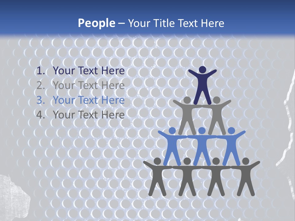 Blue Template Background PowerPoint Template