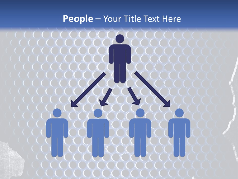 Blue Template Background PowerPoint Template