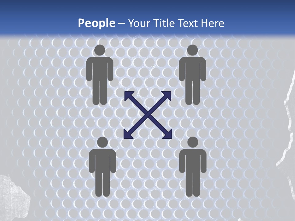 Blue Template Background PowerPoint Template