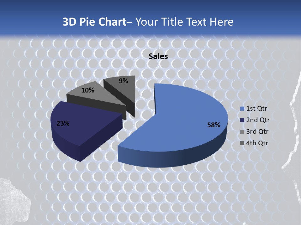 Blue Template Background PowerPoint Template