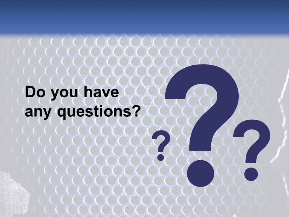 Blue Template Background PowerPoint Template