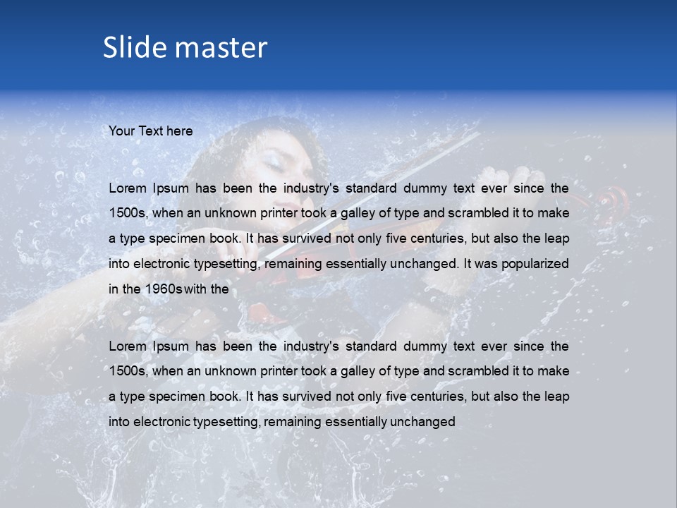 Play Emotion Water PowerPoint Template