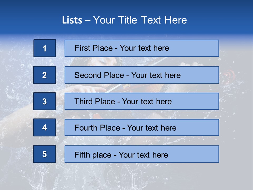 Play Emotion Water PowerPoint Template