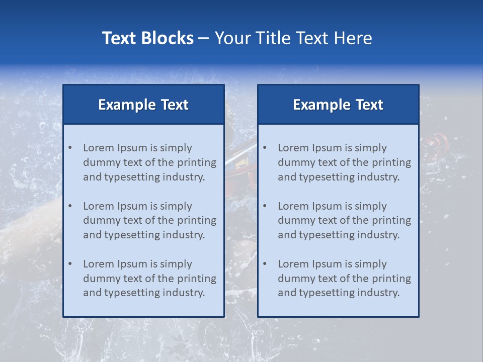 Play Emotion Water PowerPoint Template