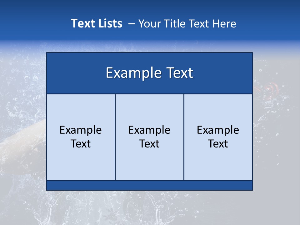 Play Emotion Water PowerPoint Template