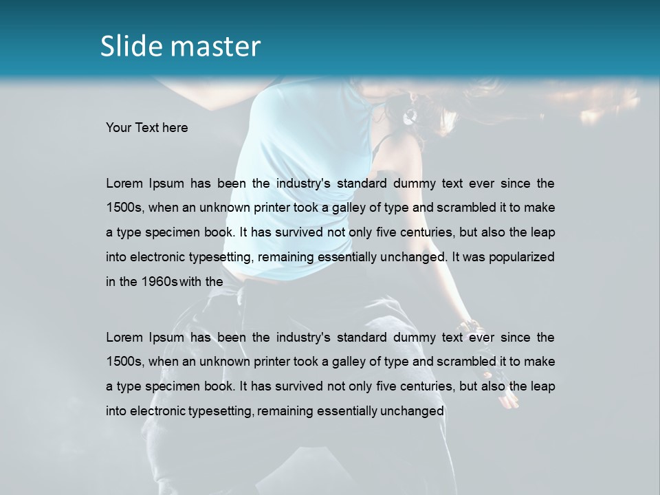 Acrobat Hip Long PowerPoint Template