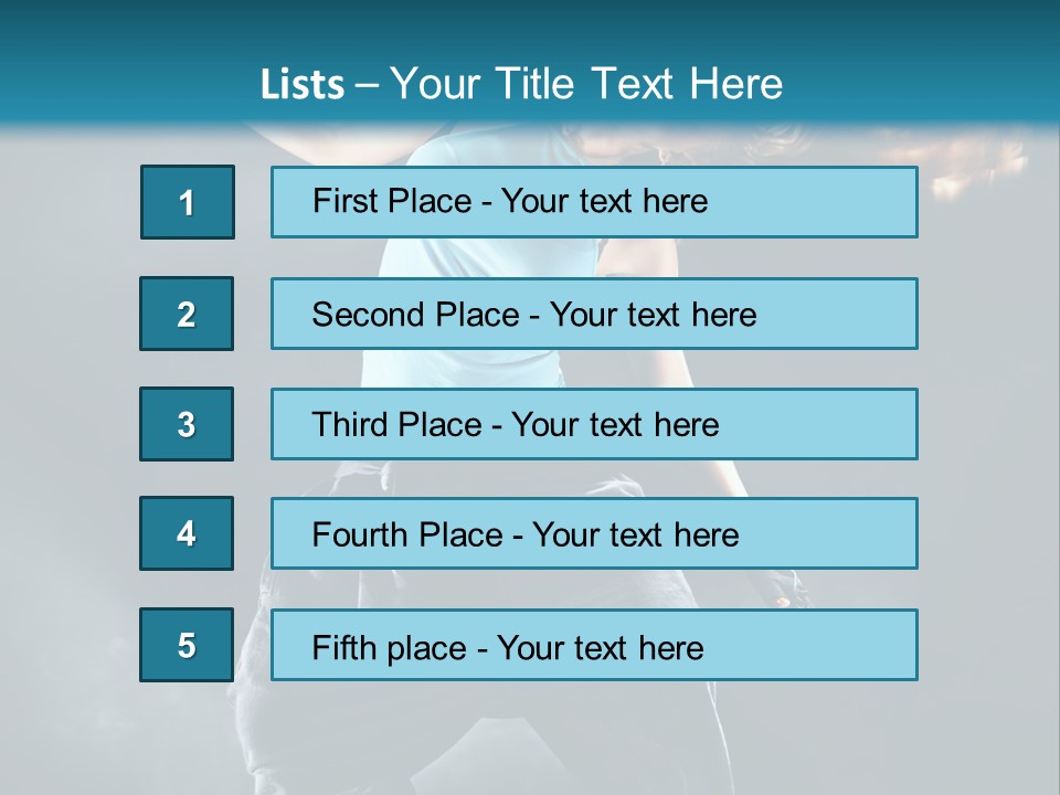 Acrobat Hip Long PowerPoint Template