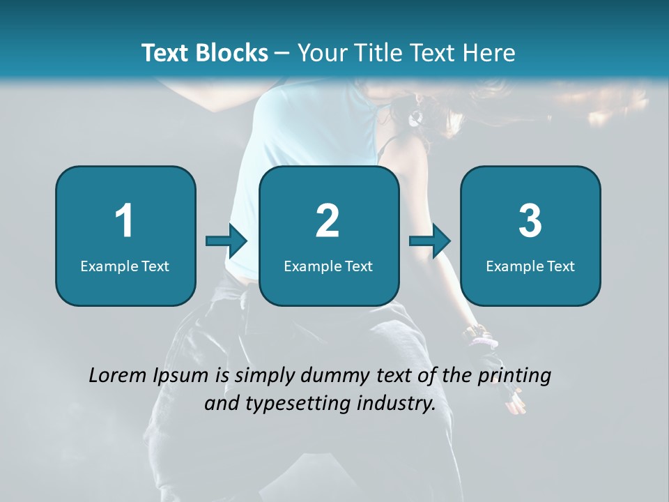 Acrobat Hip Long PowerPoint Template
