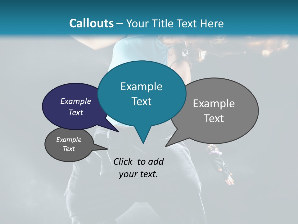 Acrobat Hip Long PowerPoint Template
