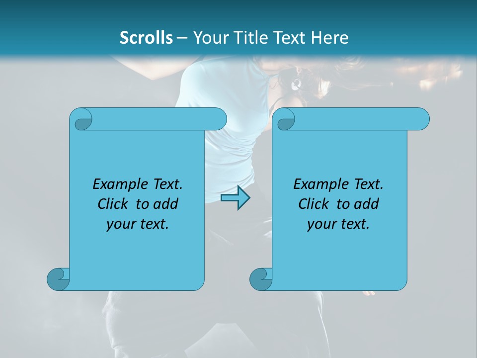 Acrobat Hip Long PowerPoint Template