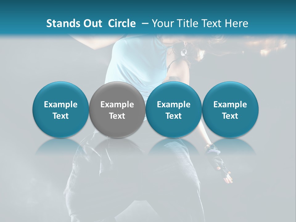 Acrobat Hip Long PowerPoint Template