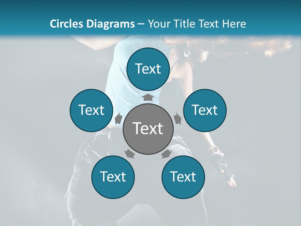Acrobat Hip Long PowerPoint Template