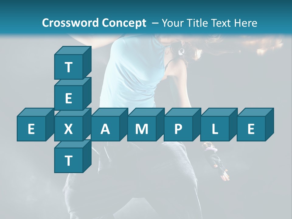 Acrobat Hip Long PowerPoint Template