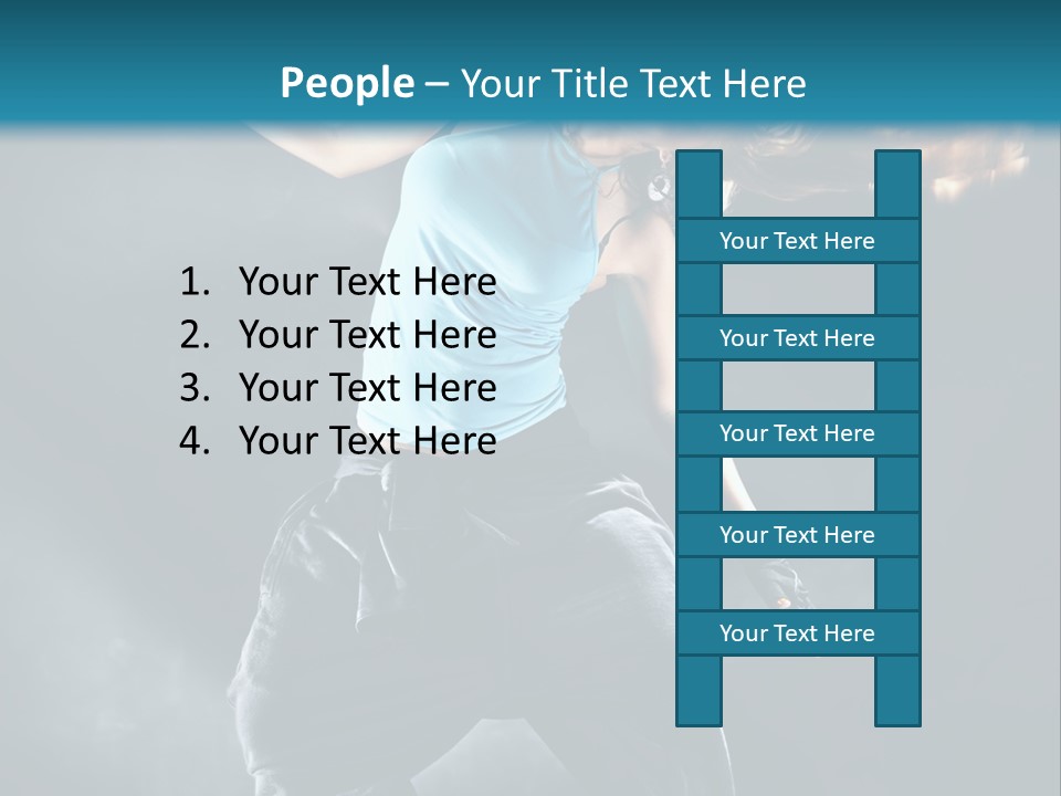 Acrobat Hip Long PowerPoint Template