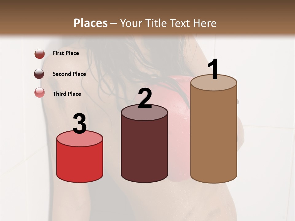 Dirty Kickboxing Sexy PowerPoint Template