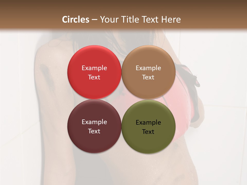 Dirty Kickboxing Sexy PowerPoint Template