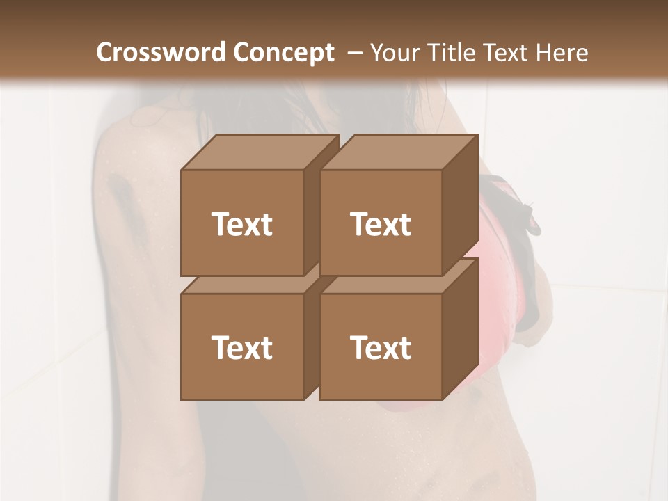 Dirty Kickboxing Sexy PowerPoint Template