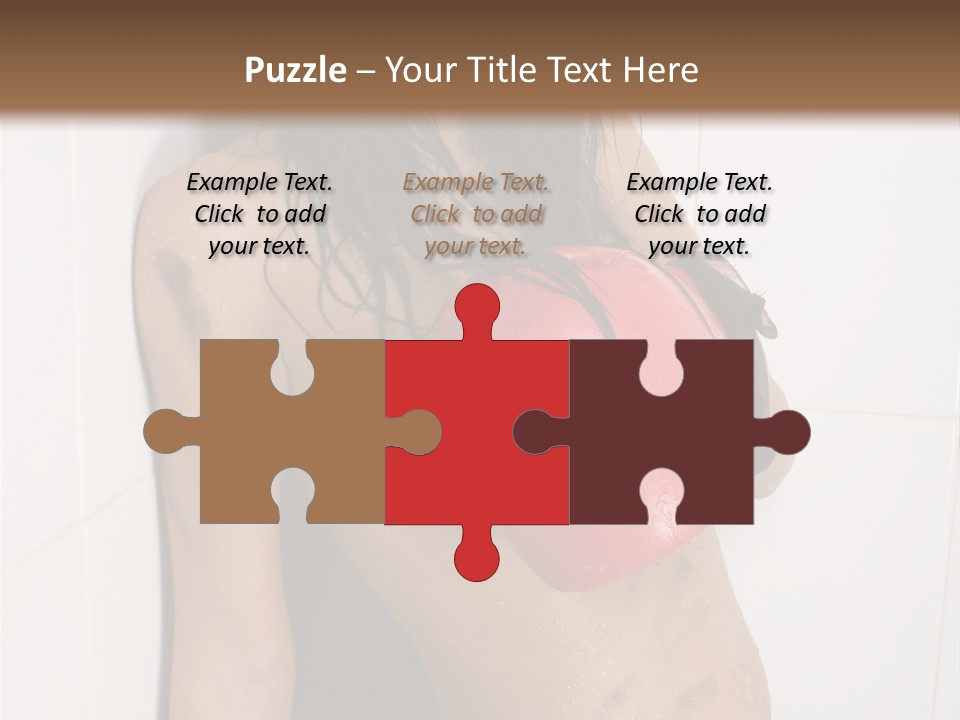 Dirty Kickboxing Sexy PowerPoint Template