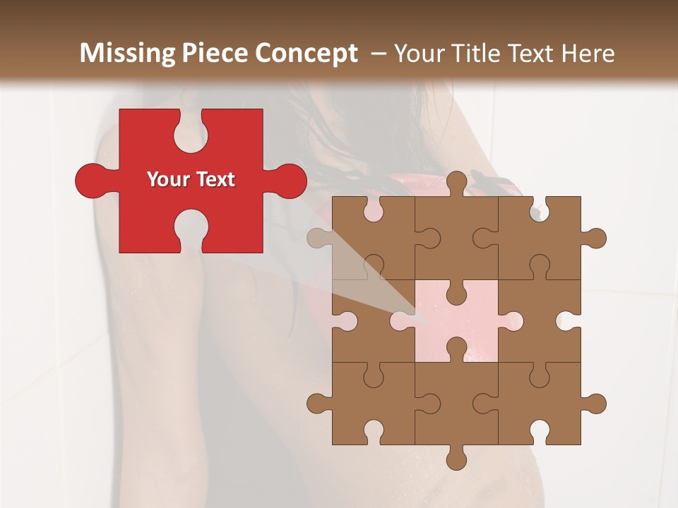 Dirty Kickboxing Sexy PowerPoint Template