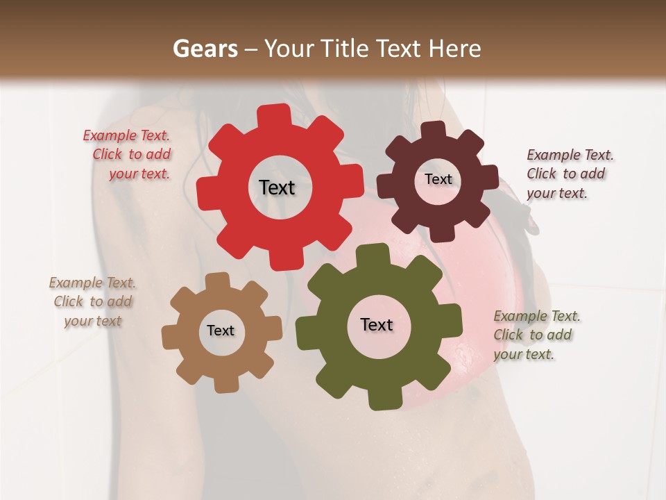 Dirty Kickboxing Sexy PowerPoint Template