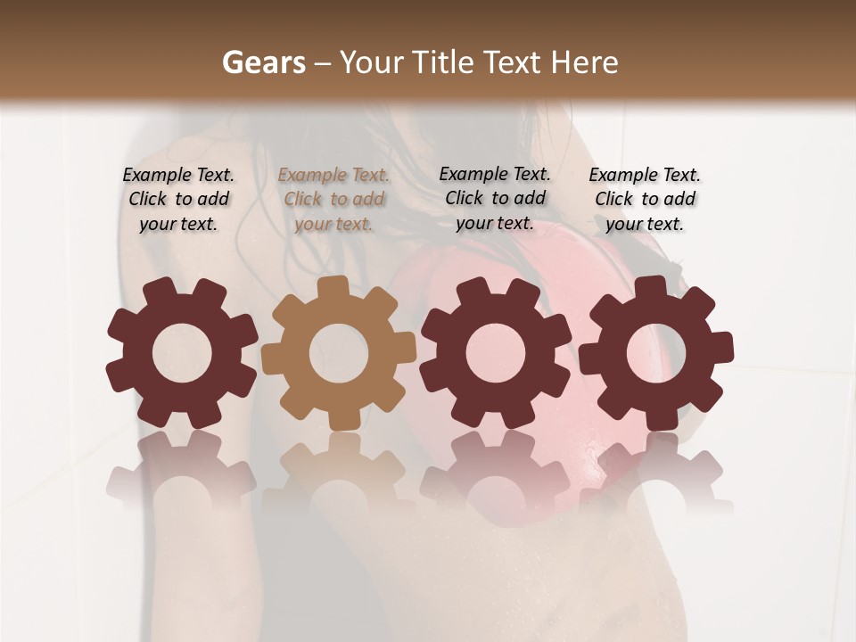 Dirty Kickboxing Sexy PowerPoint Template