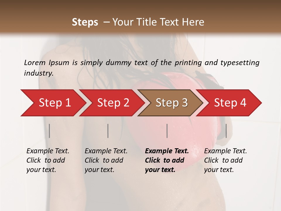 Dirty Kickboxing Sexy PowerPoint Template