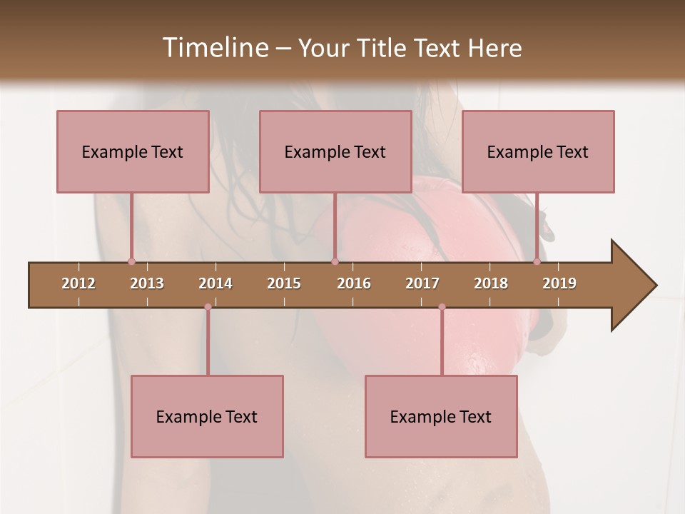Dirty Kickboxing Sexy PowerPoint Template