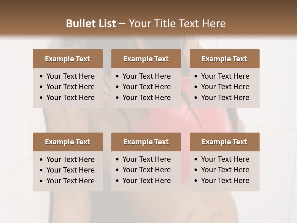 Dirty Kickboxing Sexy PowerPoint Template