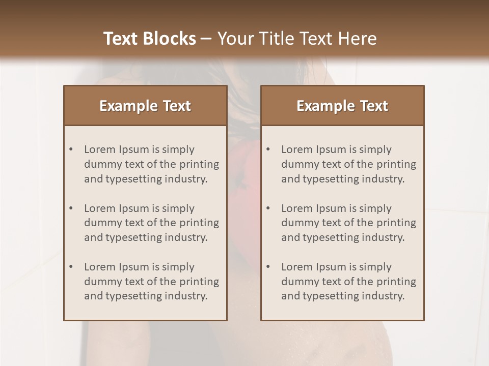 Dirty Kickboxing Sexy PowerPoint Template