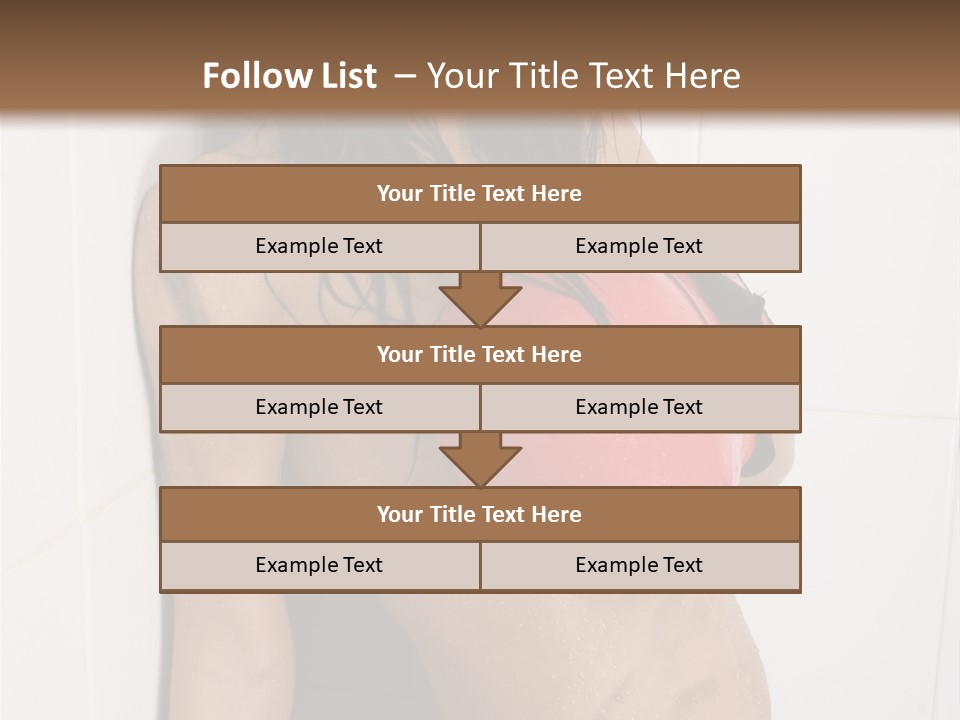 Dirty Kickboxing Sexy PowerPoint Template