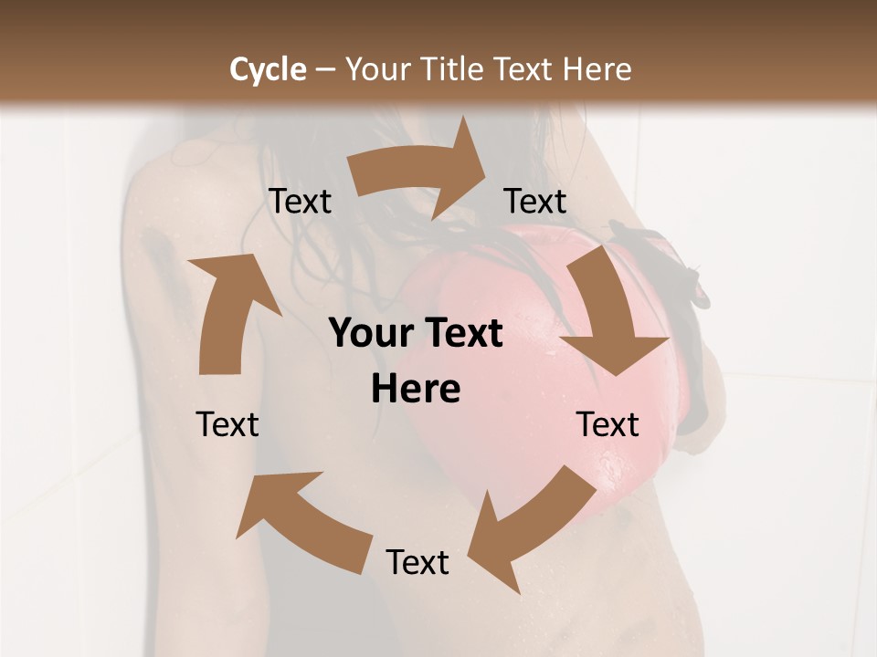 Dirty Kickboxing Sexy PowerPoint Template