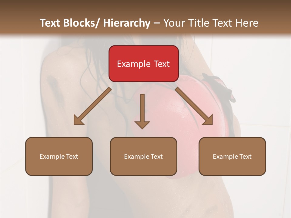 Dirty Kickboxing Sexy PowerPoint Template