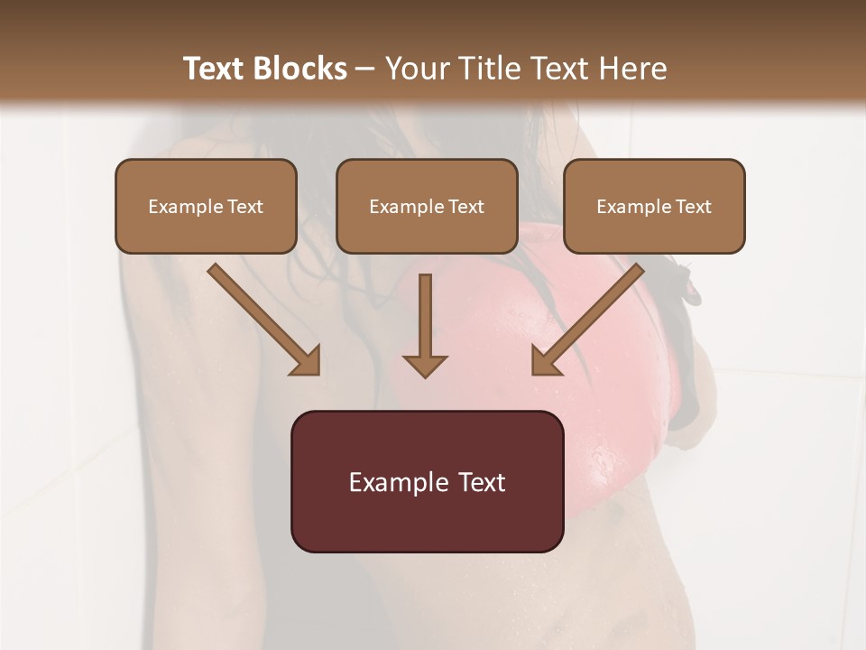 Dirty Kickboxing Sexy PowerPoint Template