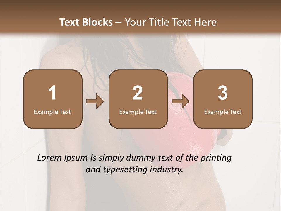 Dirty Kickboxing Sexy PowerPoint Template