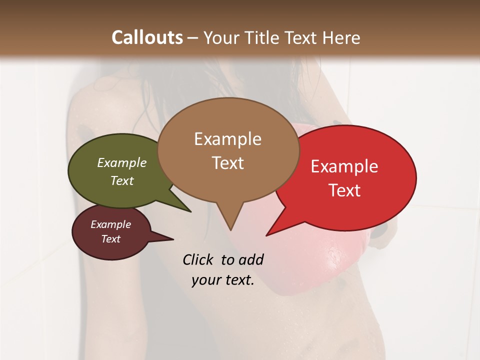 Dirty Kickboxing Sexy PowerPoint Template