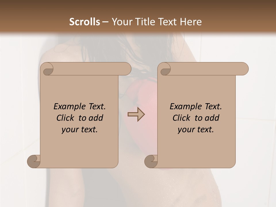 Dirty Kickboxing Sexy PowerPoint Template