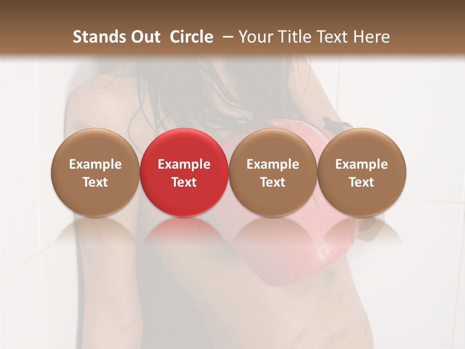 Dirty Kickboxing Sexy PowerPoint Template