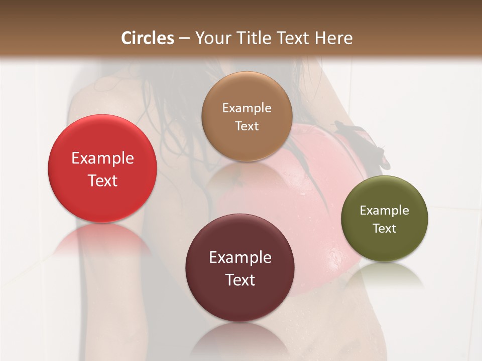 Dirty Kickboxing Sexy PowerPoint Template