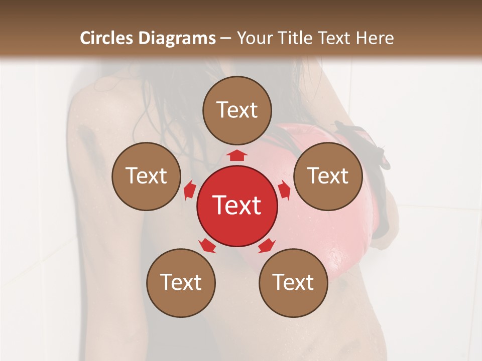 Dirty Kickboxing Sexy PowerPoint Template