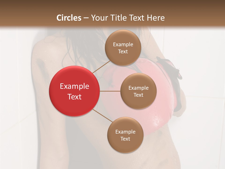 Dirty Kickboxing Sexy PowerPoint Template