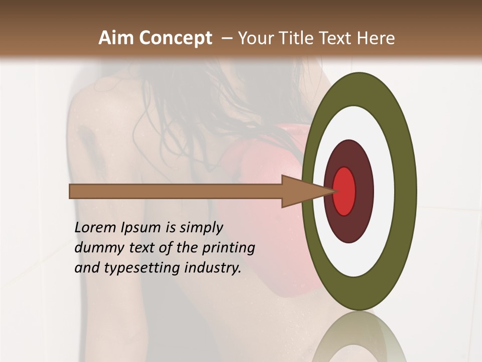 Dirty Kickboxing Sexy PowerPoint Template