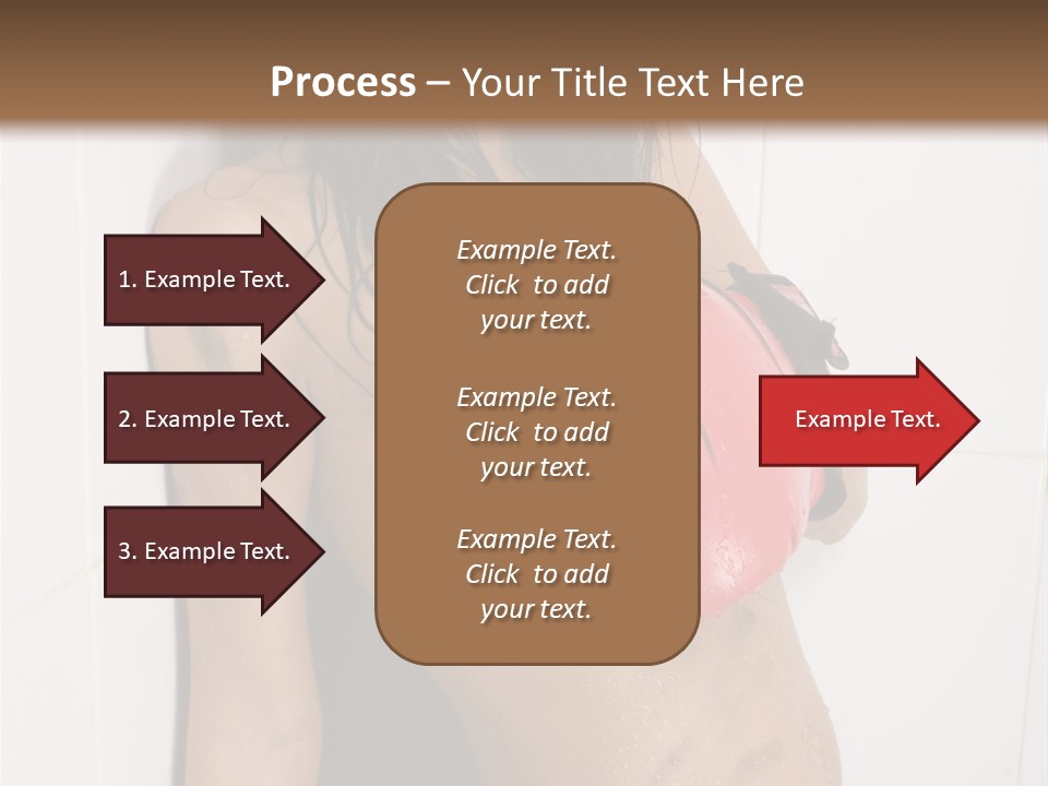 Dirty Kickboxing Sexy PowerPoint Template