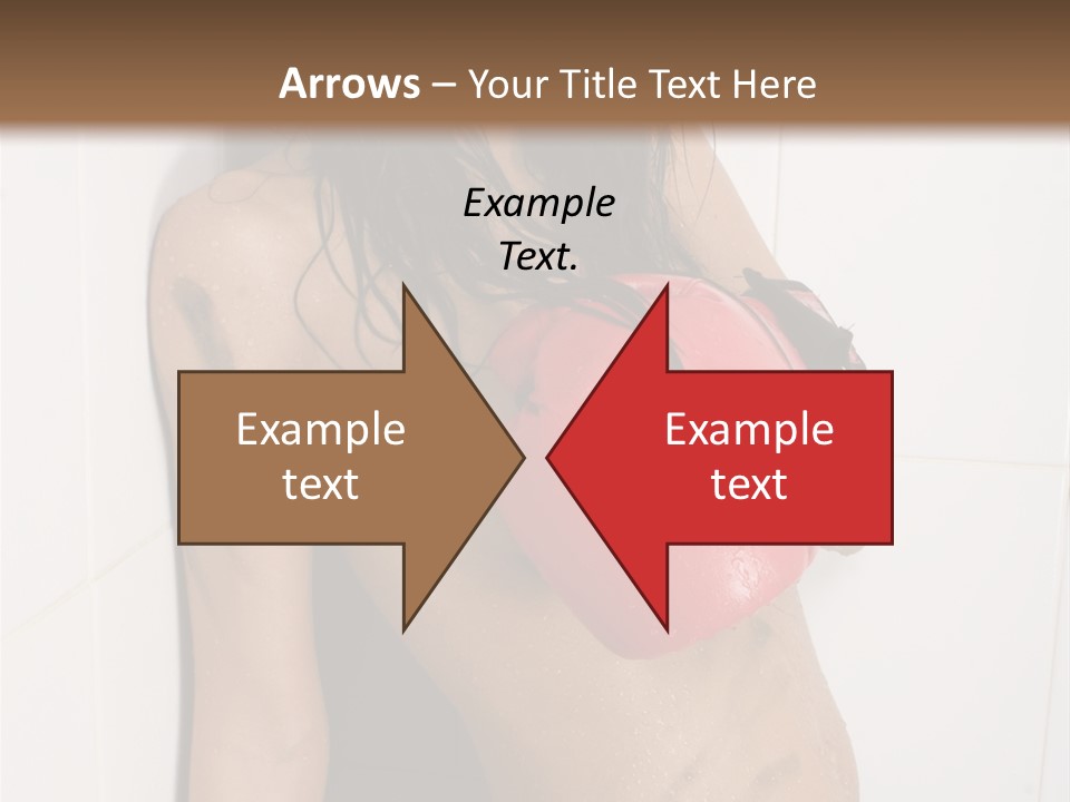 Dirty Kickboxing Sexy PowerPoint Template