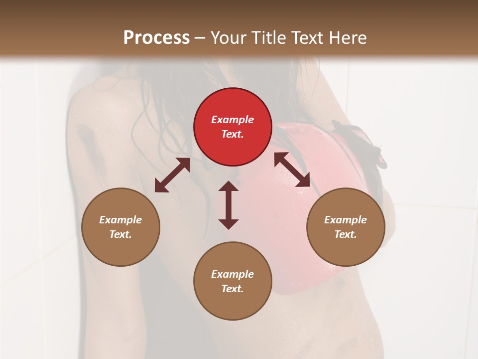 Dirty Kickboxing Sexy PowerPoint Template