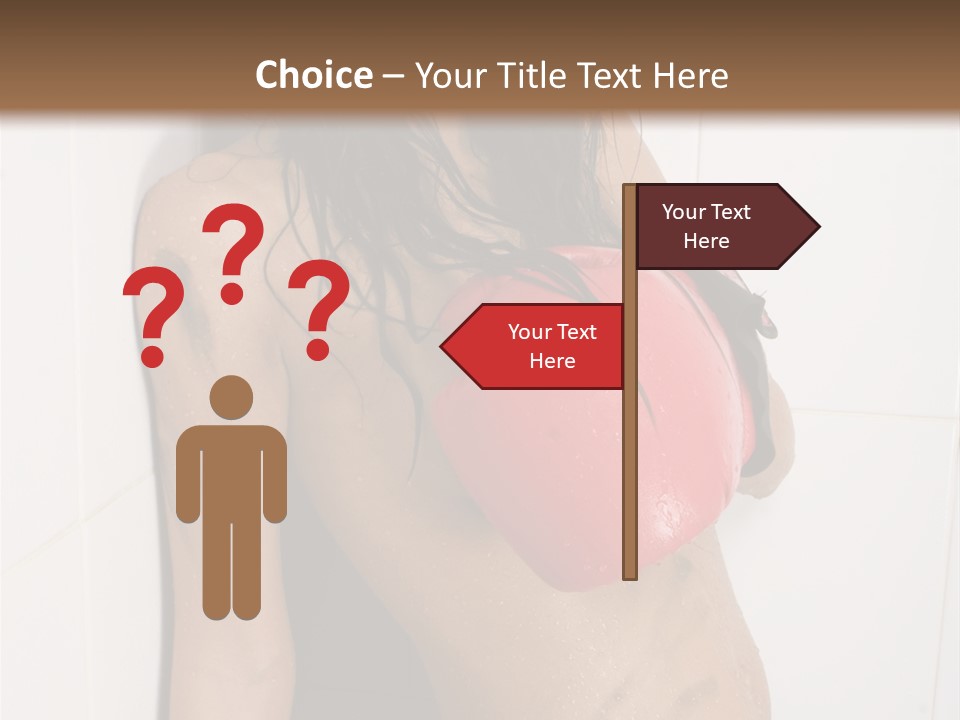 Dirty Kickboxing Sexy PowerPoint Template