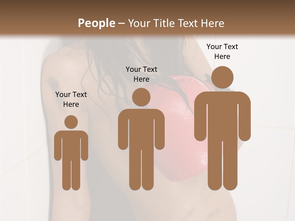 Dirty Kickboxing Sexy PowerPoint Template