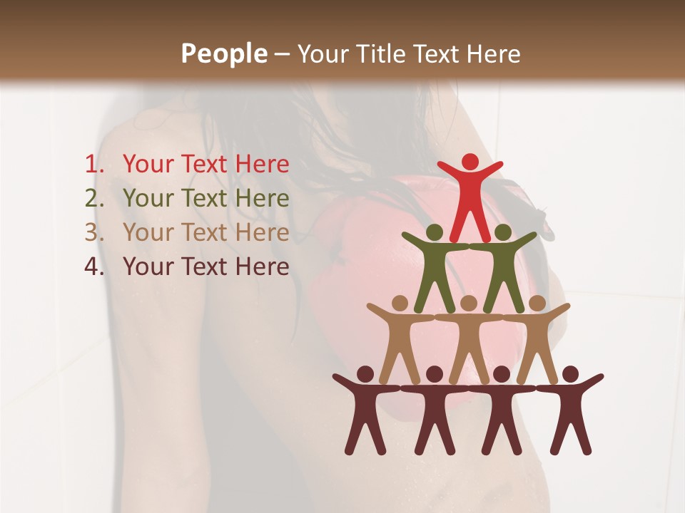 Dirty Kickboxing Sexy PowerPoint Template