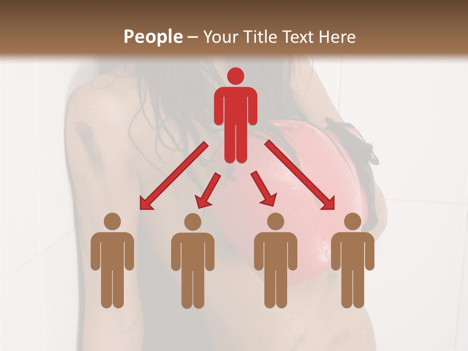 Dirty Kickboxing Sexy PowerPoint Template