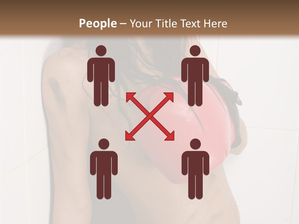 Dirty Kickboxing Sexy PowerPoint Template